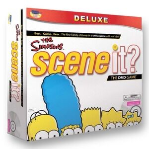 SCENE IT? The Simpsons Deluxe Edition DVD Trivia Game NWT Sealed